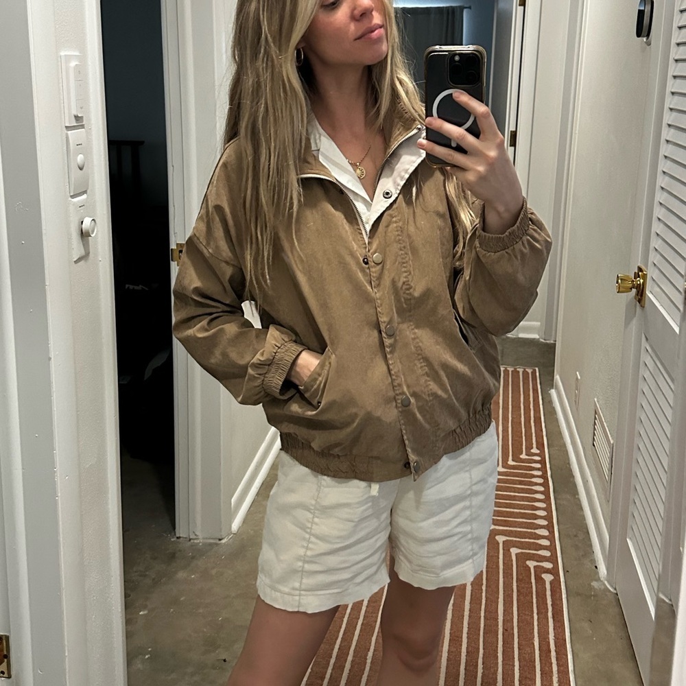 Pink Lily Brown Utility Jacket - Picture 8 of 9